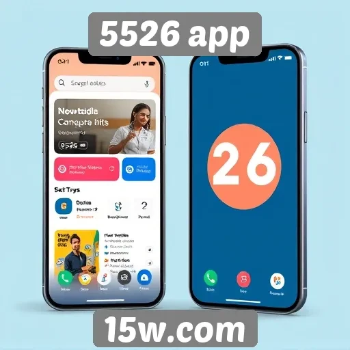 Acessibilidade e interface do site 5526 app